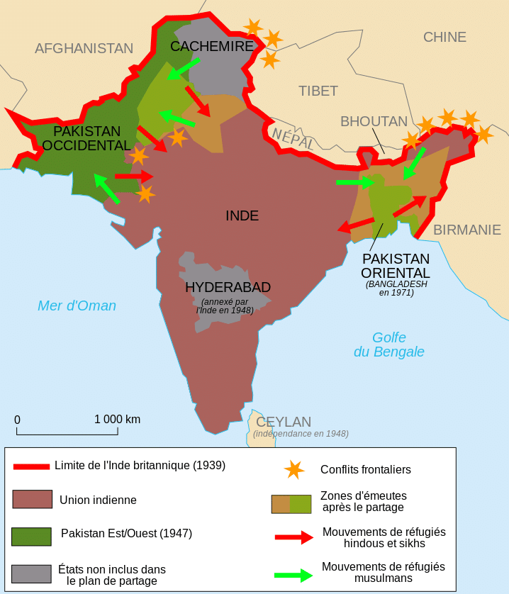 la décolonisation de l’Inde 